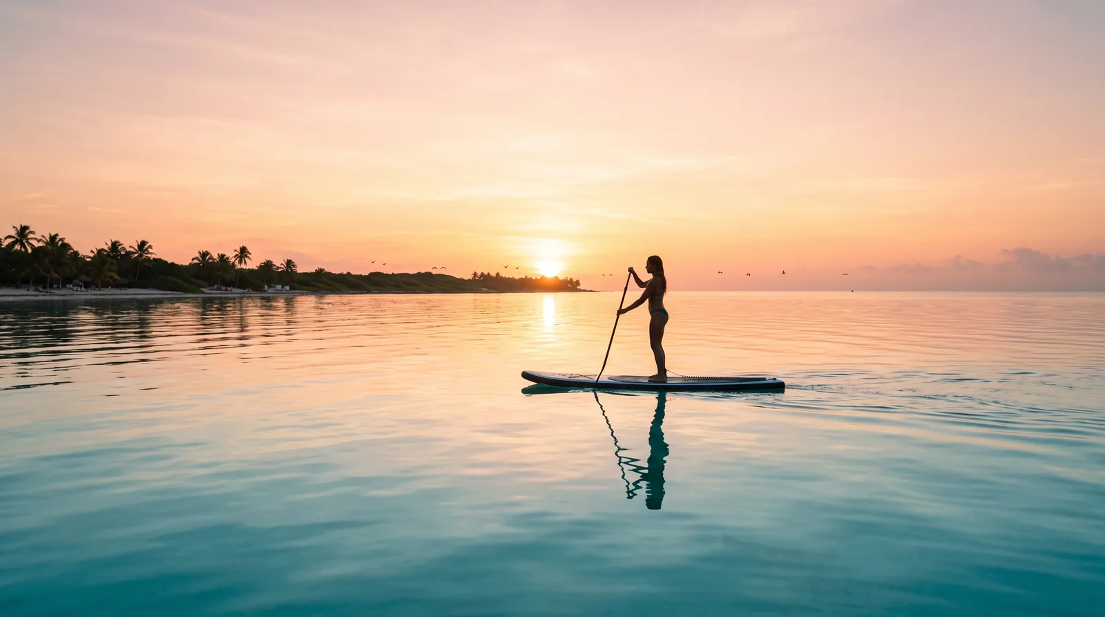 Paddle board al amanecer en la Riviera Maya: guía completa